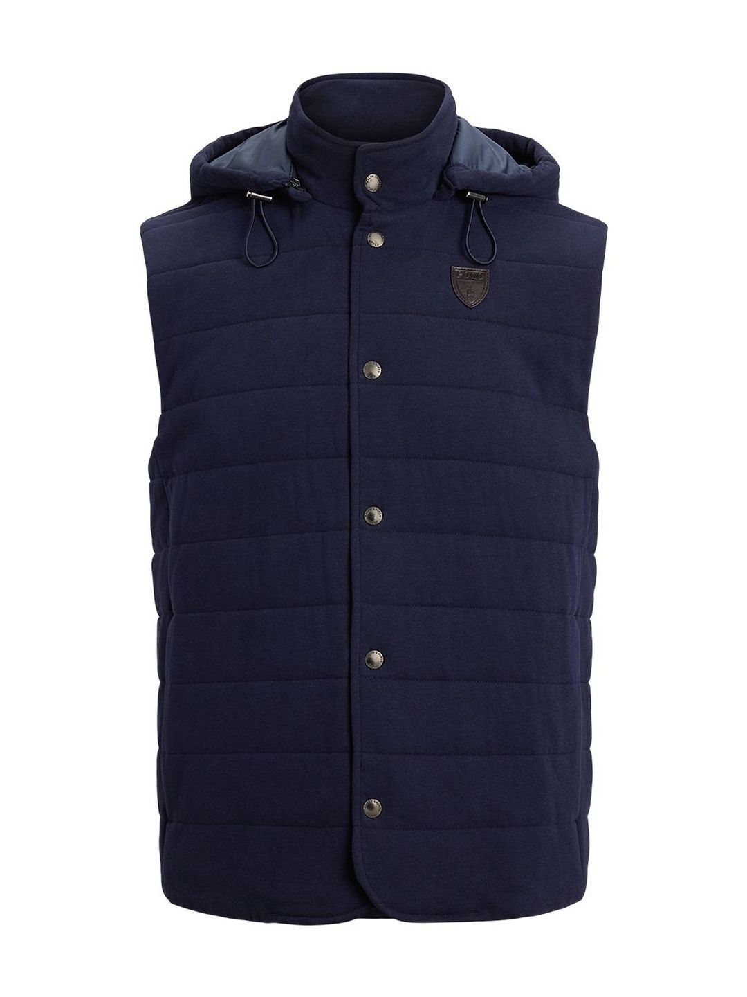 Polo Ralph Lauren Cotton Hooded Quilted Jersey Vest