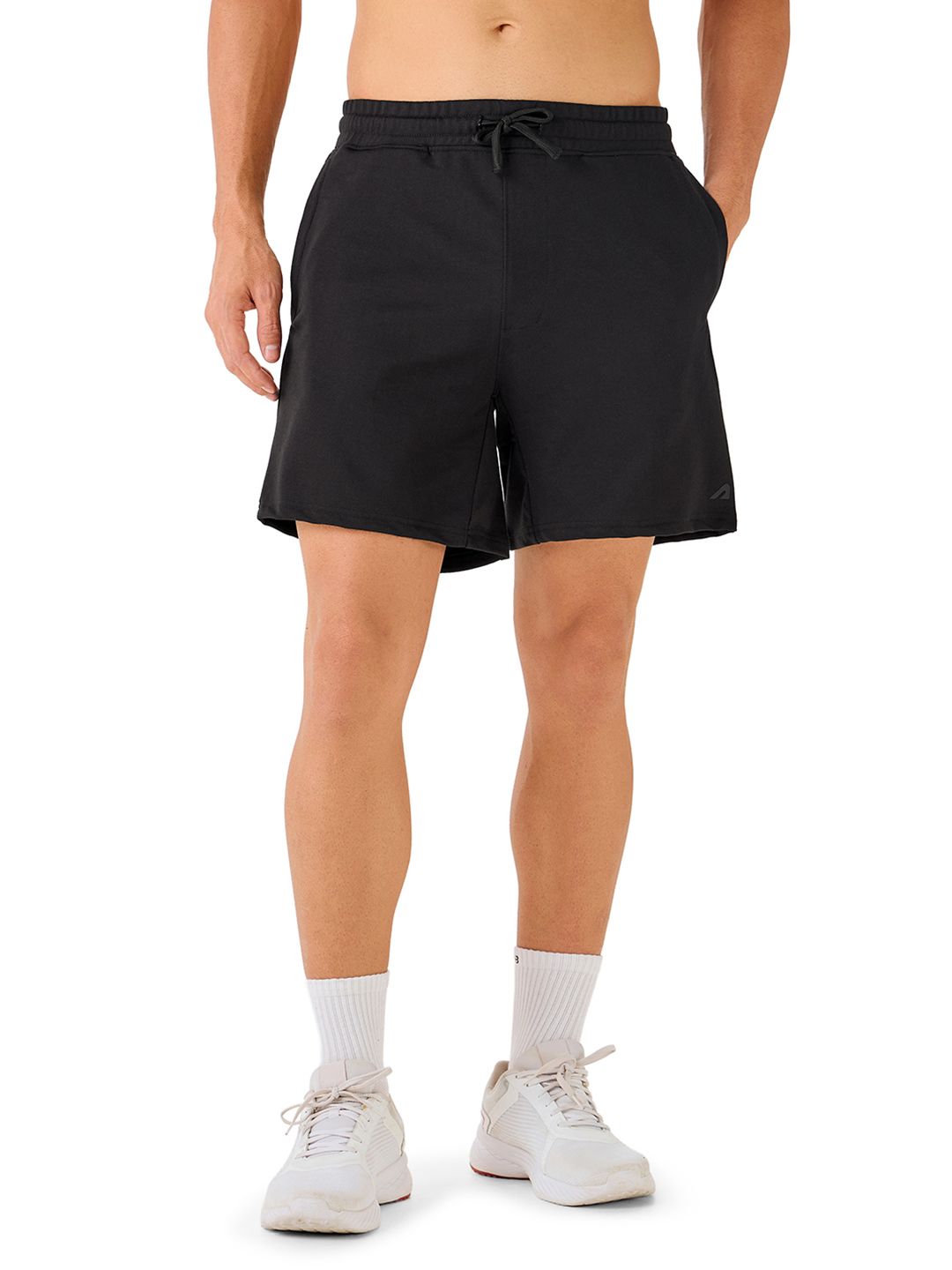 Buy WHATZ Men Plus Size Side Stripe Activewear Shorts - Shorts for