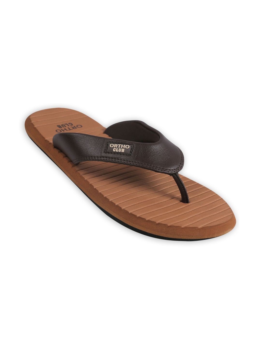 ORTHO CLUB Men Rubber Thong Flip-Flops