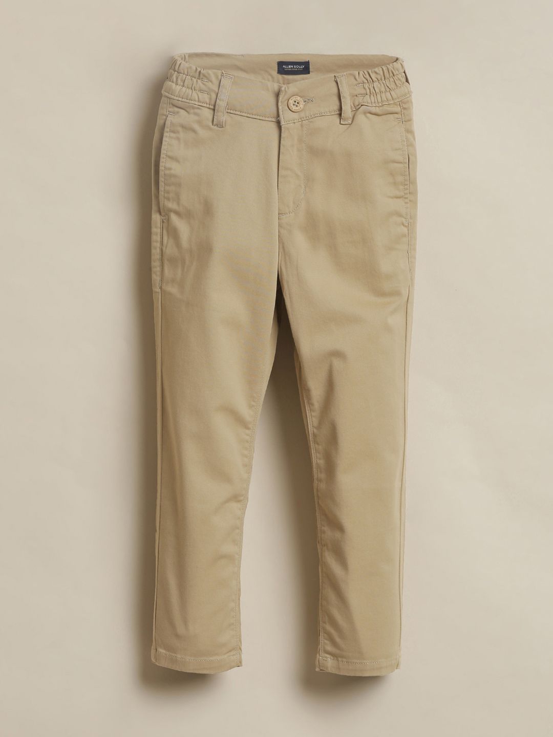 Allen Solly Junior Boys Mid-Rise Slim Fit Trousers