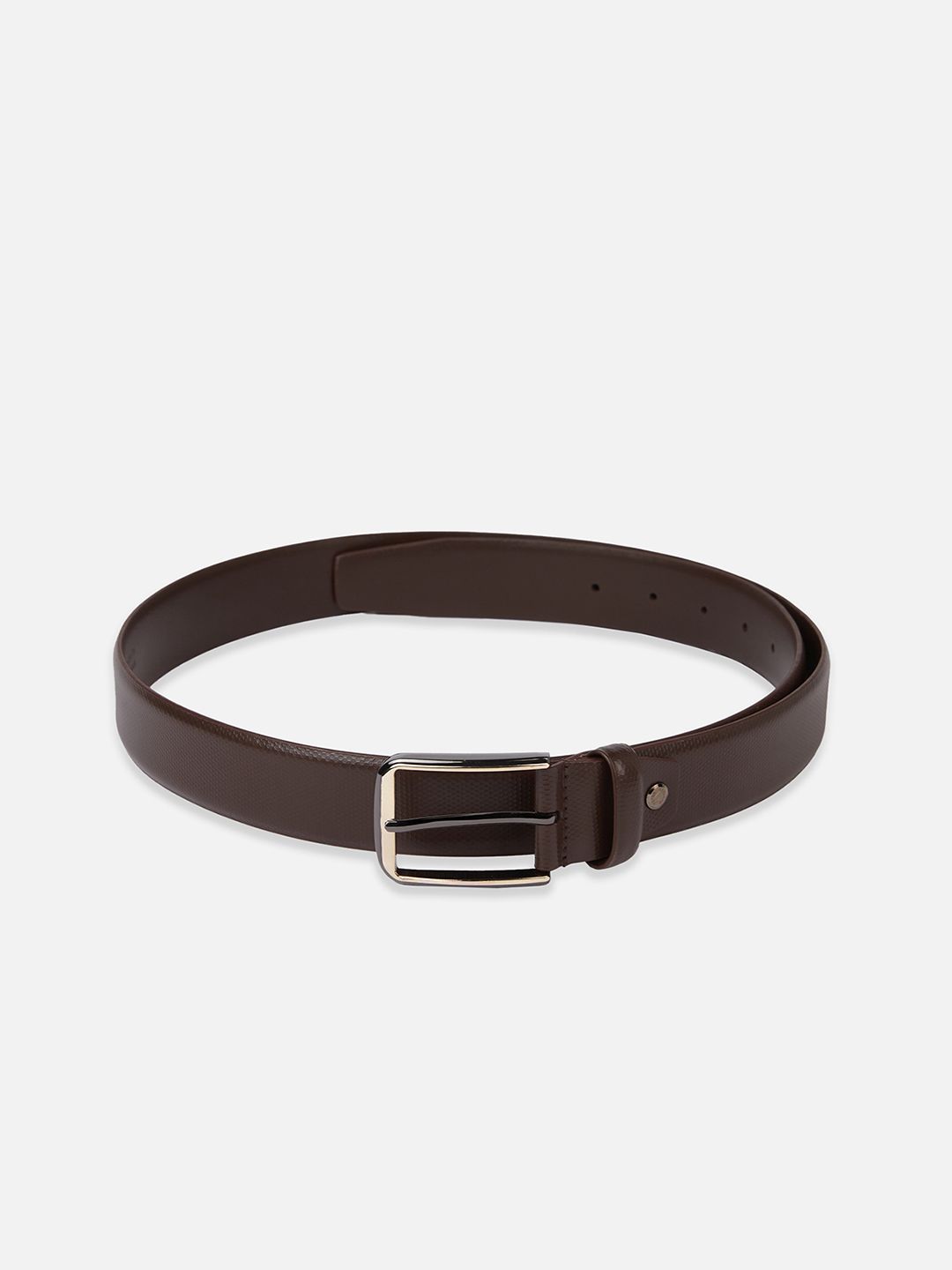 Peter England Men Textured Leather Belt