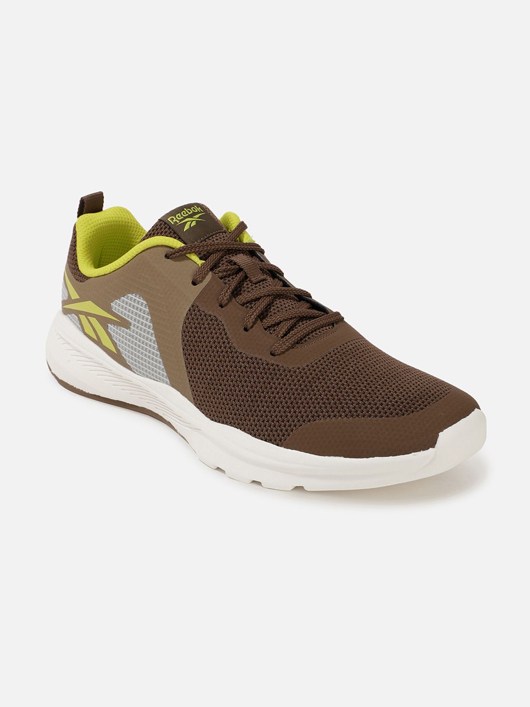 Reebok Men Woven Design Crunch Runner Shoes