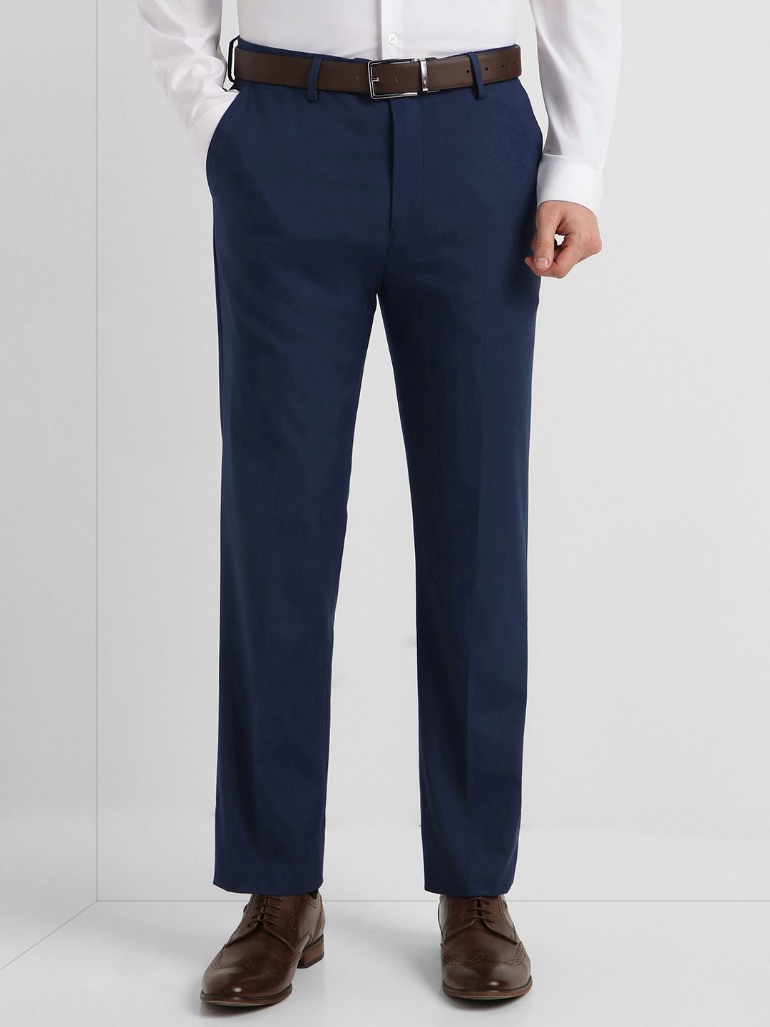 Allen Solly Sport Men Slim Fit Formal Trousers