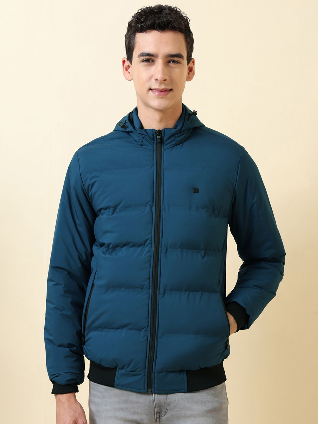 Allen Solly Puffer Jacket with Detachable Hood