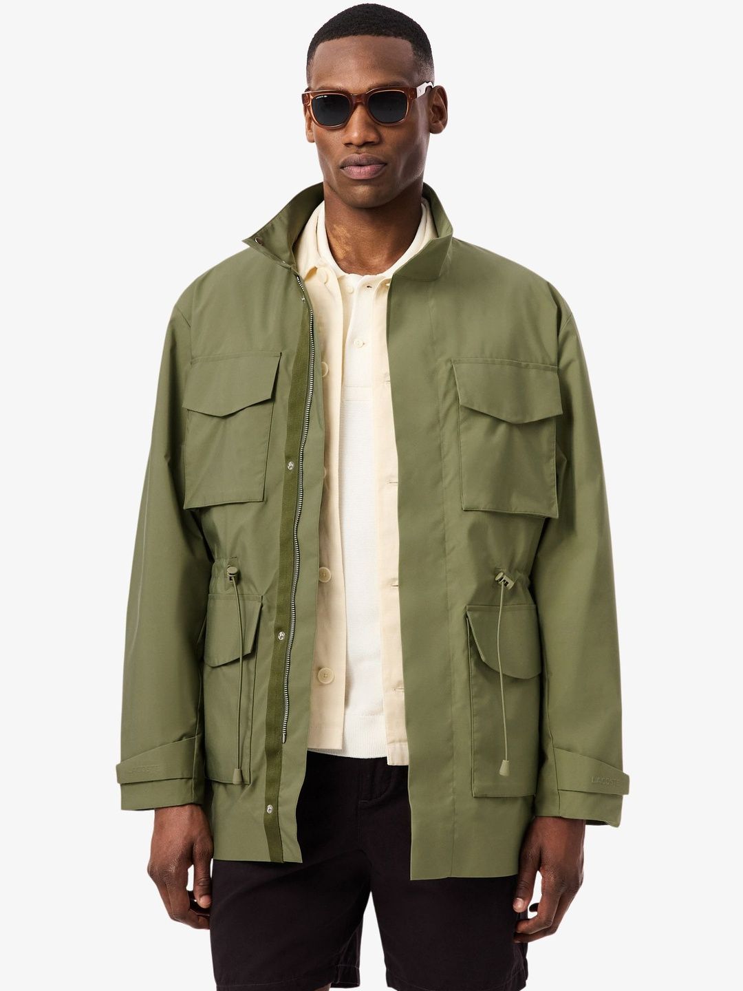 Lacoste Men Water Resistant Parka Jacket