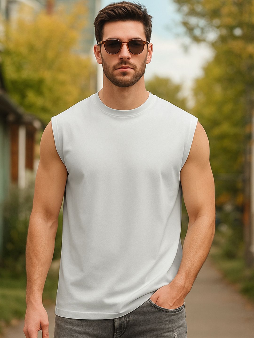 Bewakoof Boxy Pure Cotton Innerwear Vests