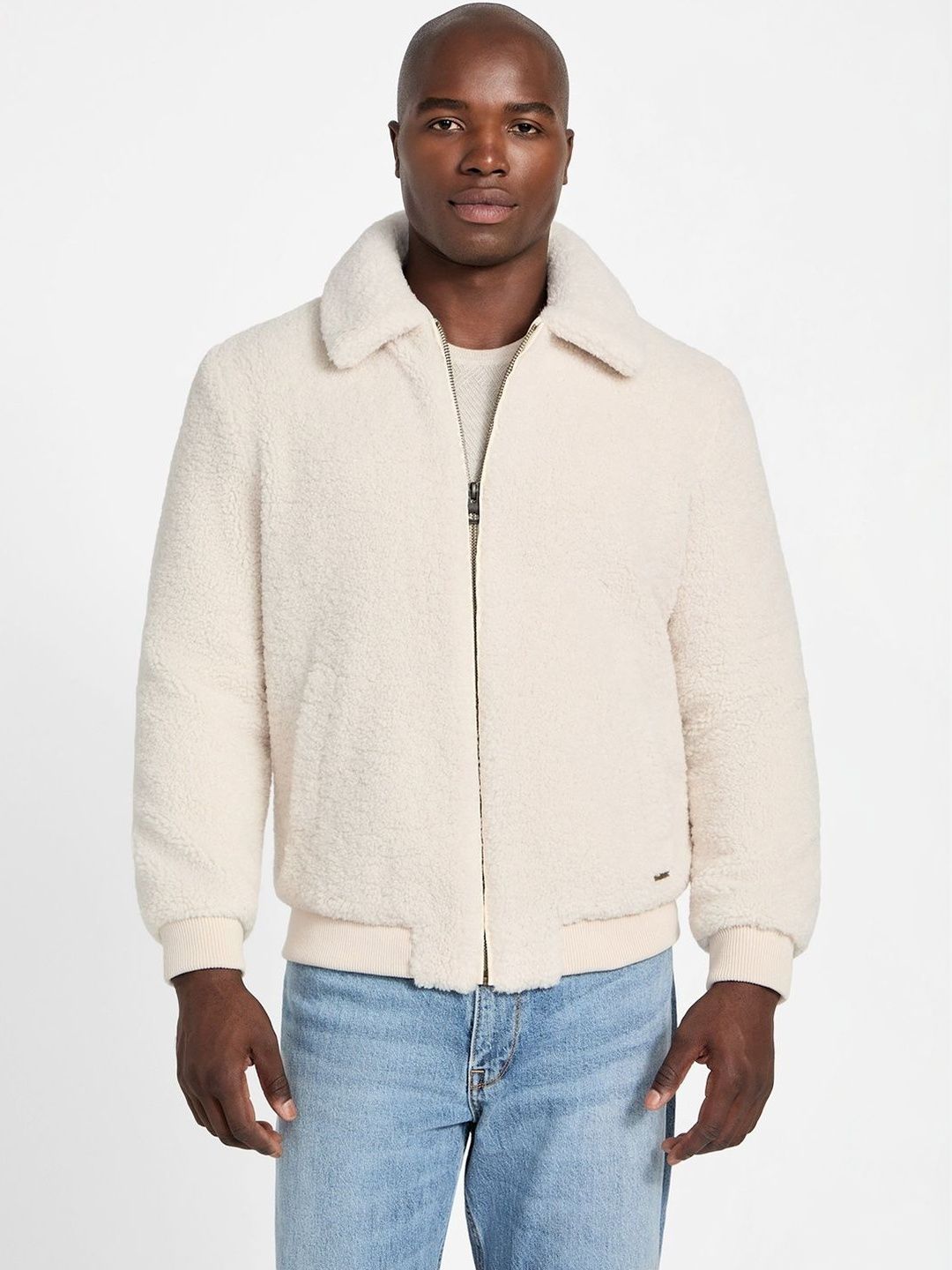 GUESS Men Lightweight Bomber Jacket