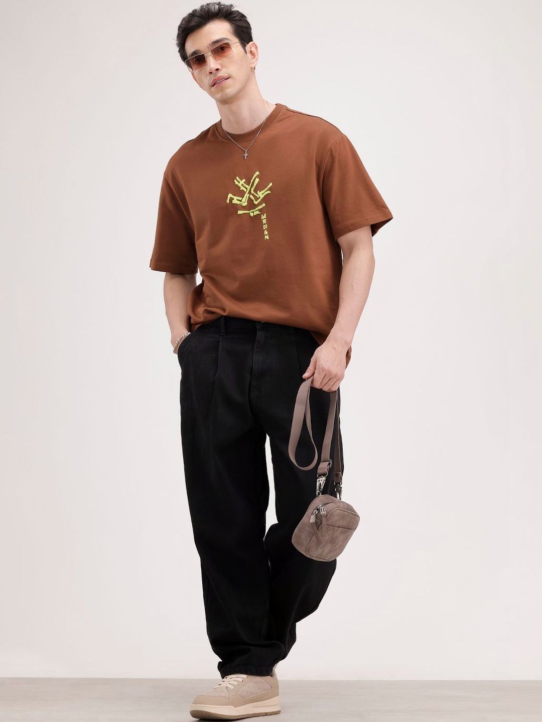 WROGN Men Printed T-shirt
