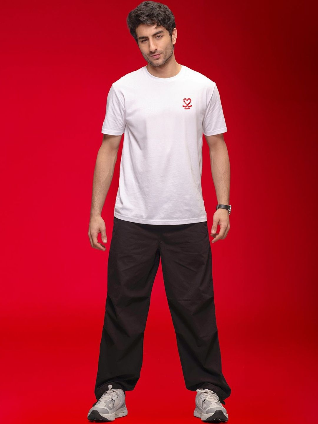 WROGN Men Printed Slim Fit T-shirt