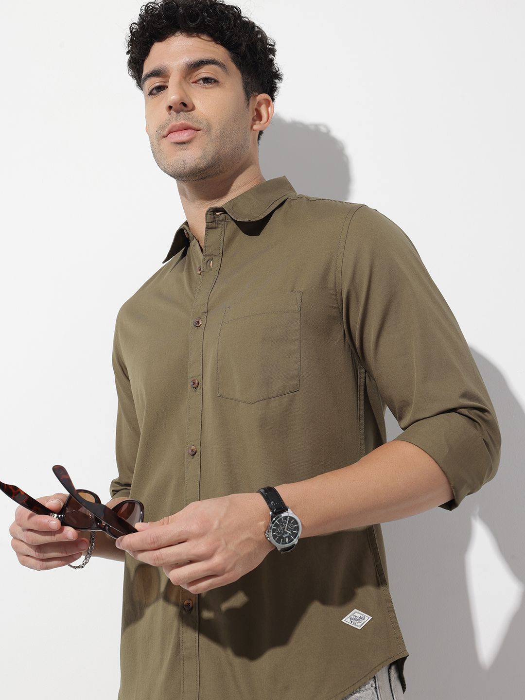 The Roadster Life Co. Pure Cotton Casual Shirt