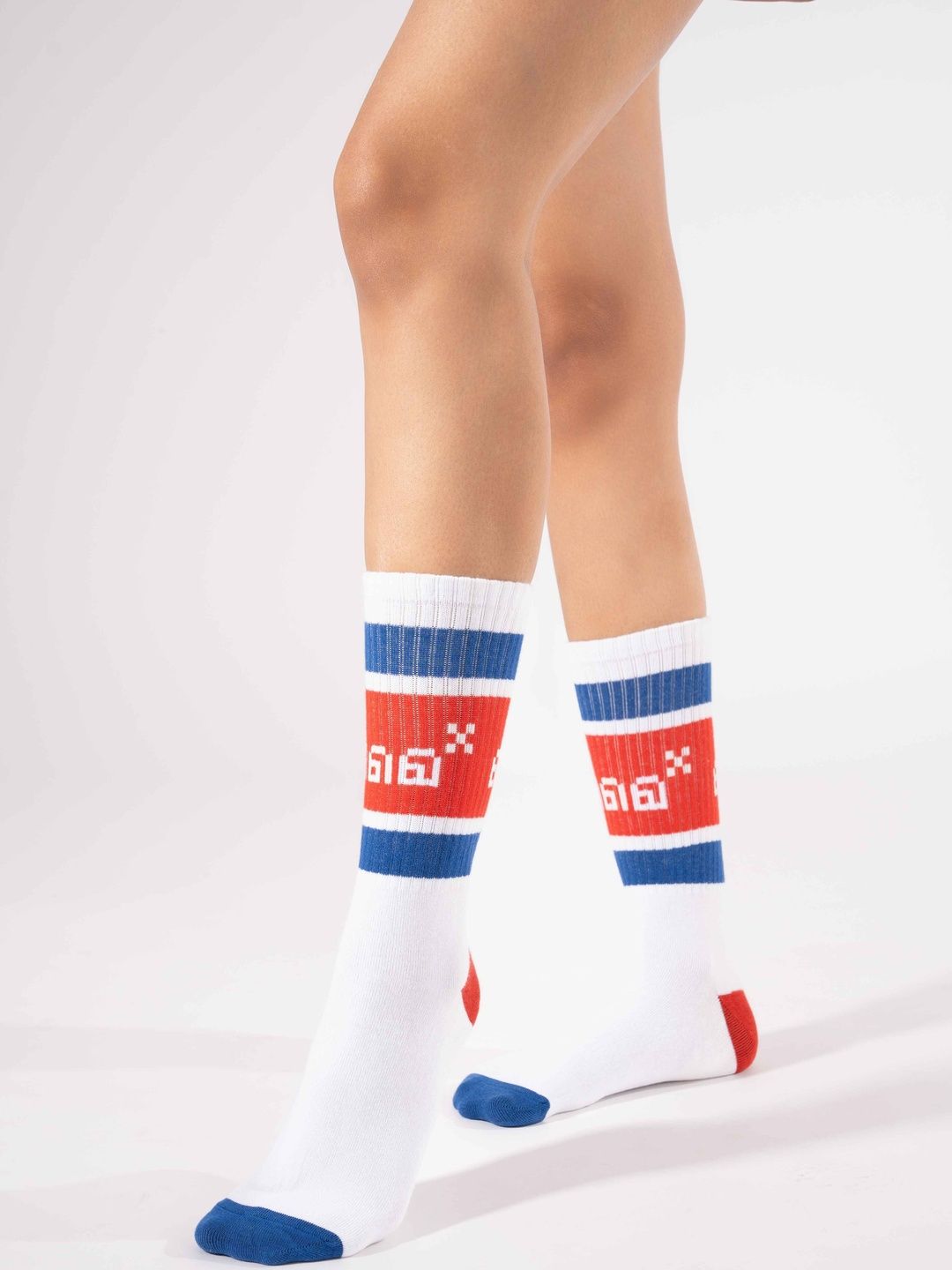 Hapso Men Cotton Assorted Patterned Calf Length Socks