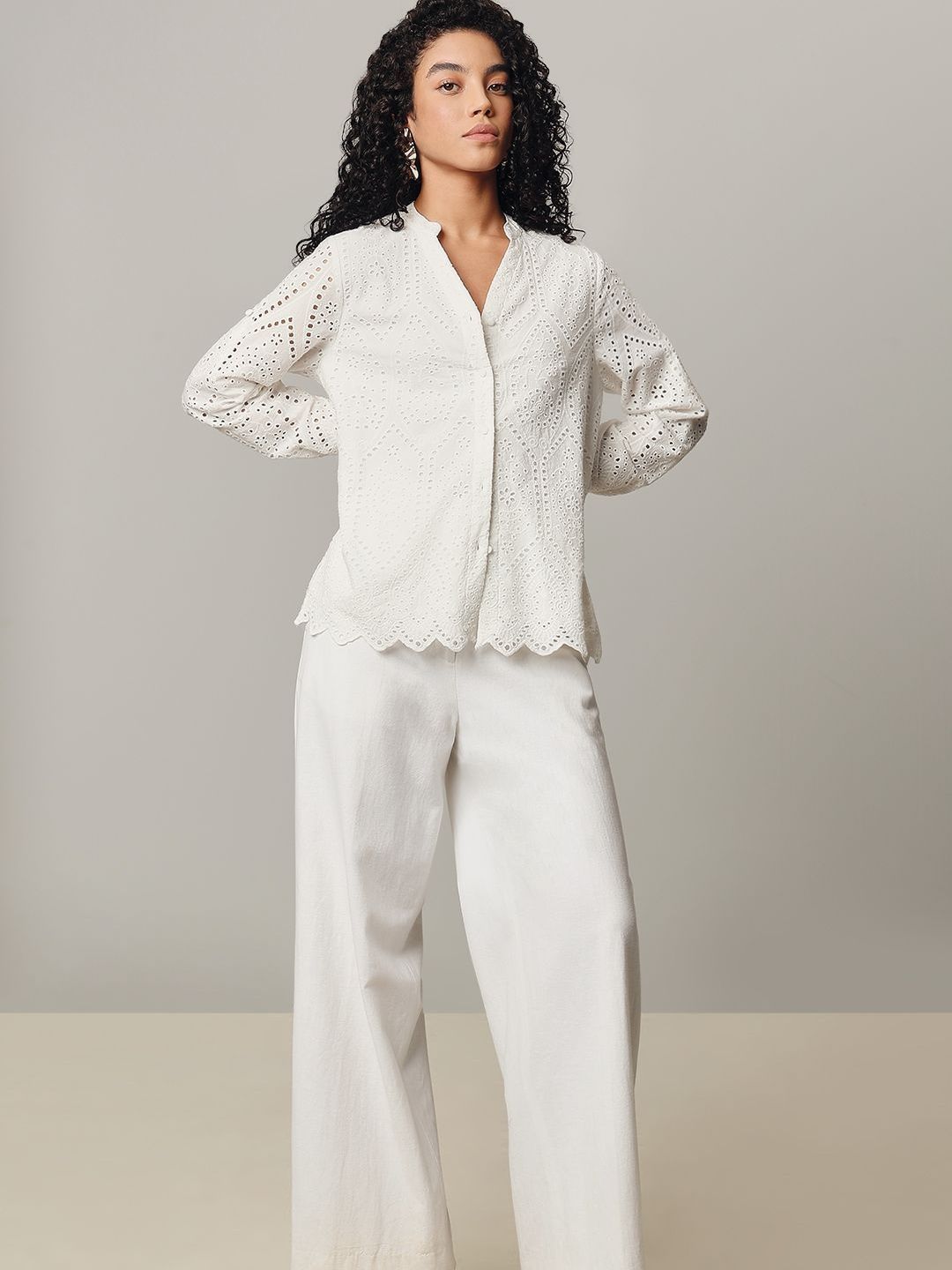 Semi Sheer Casual Shirt Vero Moda Women Semi Sheer Casual Shirt