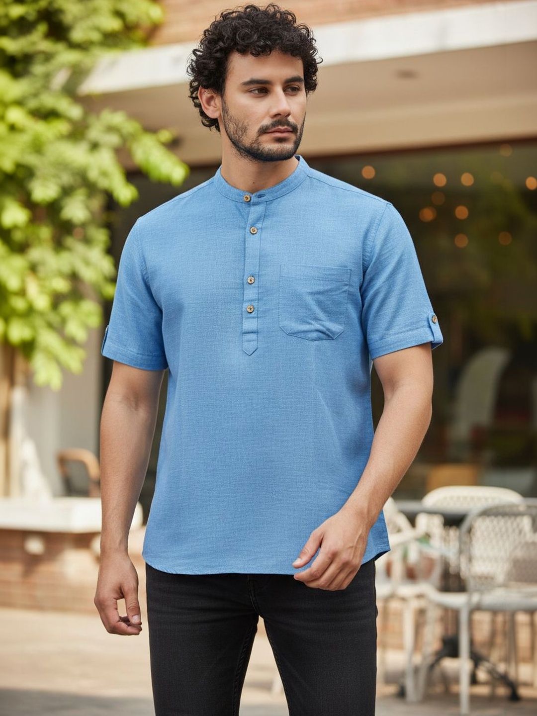 Cot'N Soft Men Thread Work Kurta