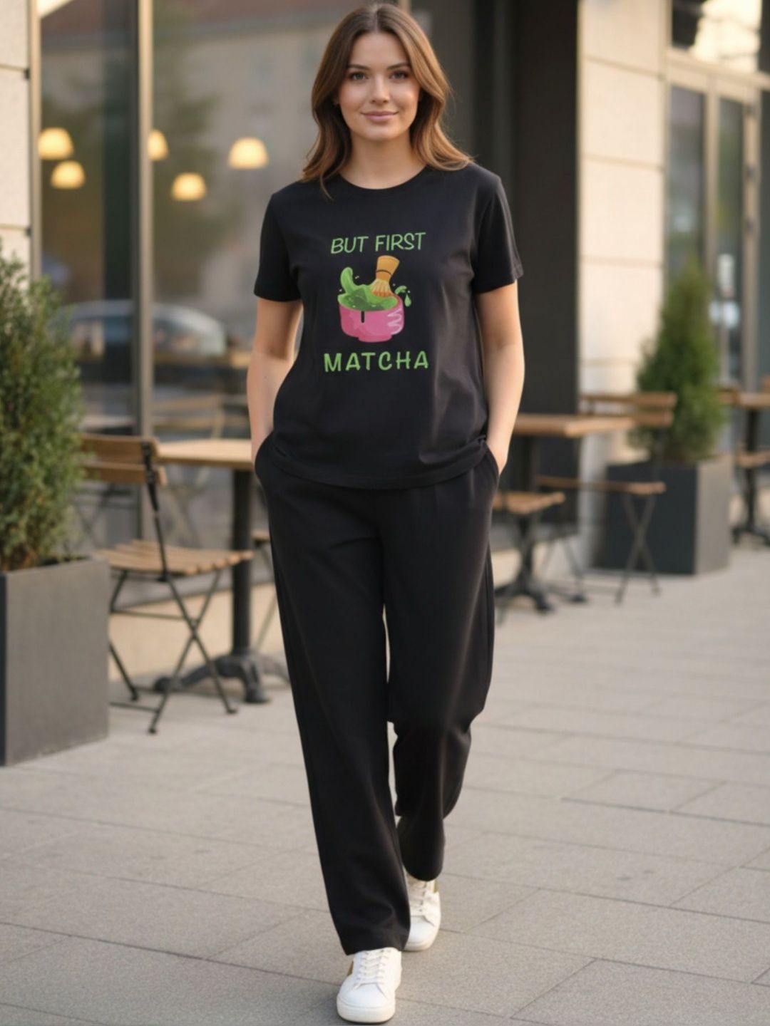 Zwankee Printed T-shirt with Trousers
