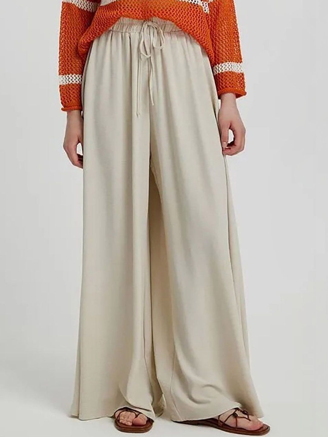 Stylecast X Kotty Women High-Rise Wrinkle Free Pleated Trousers