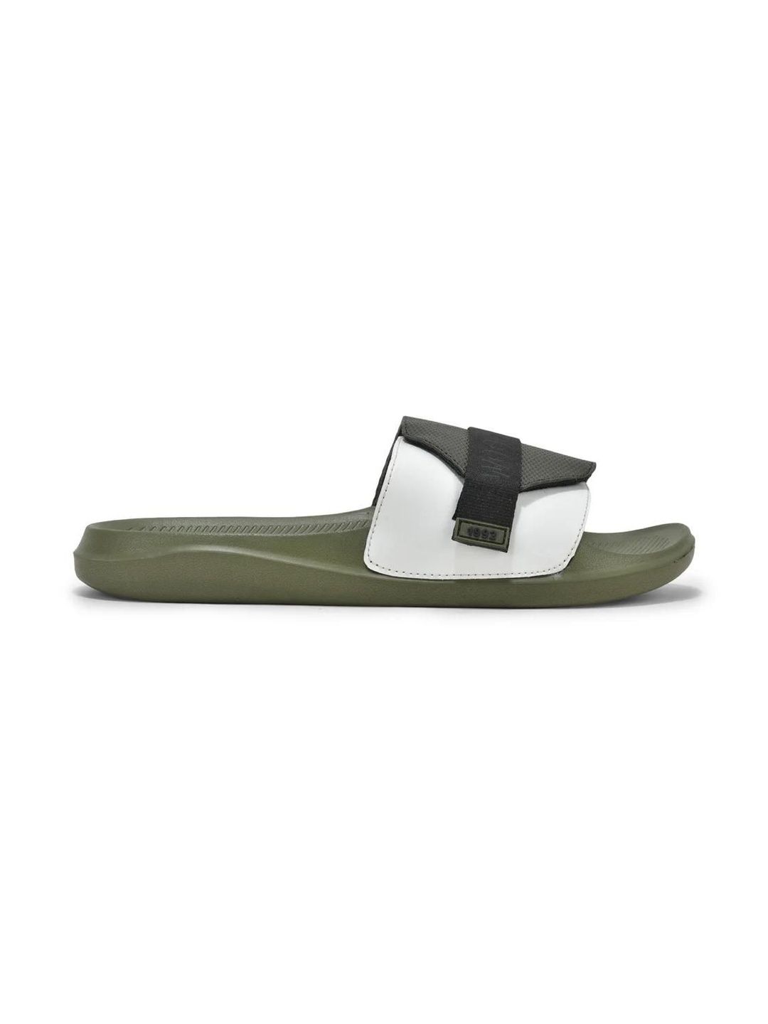 Woodland Men Colourblocked Sliders