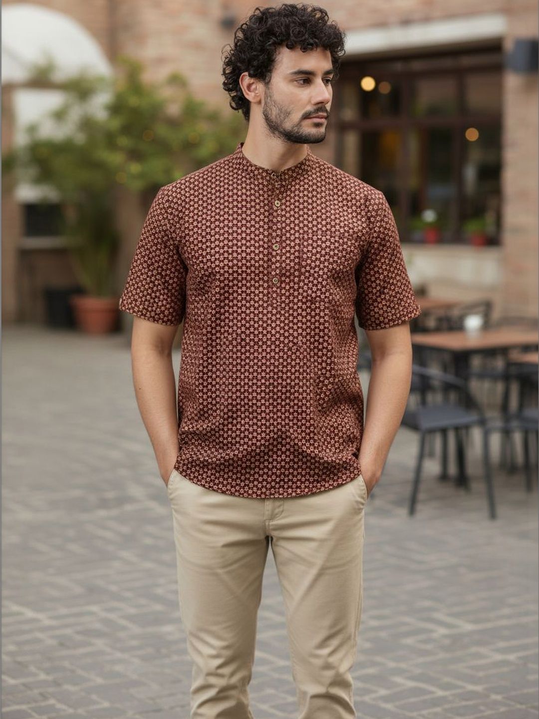 Cot'N Soft Men Printed Flared Sleeves Kurta