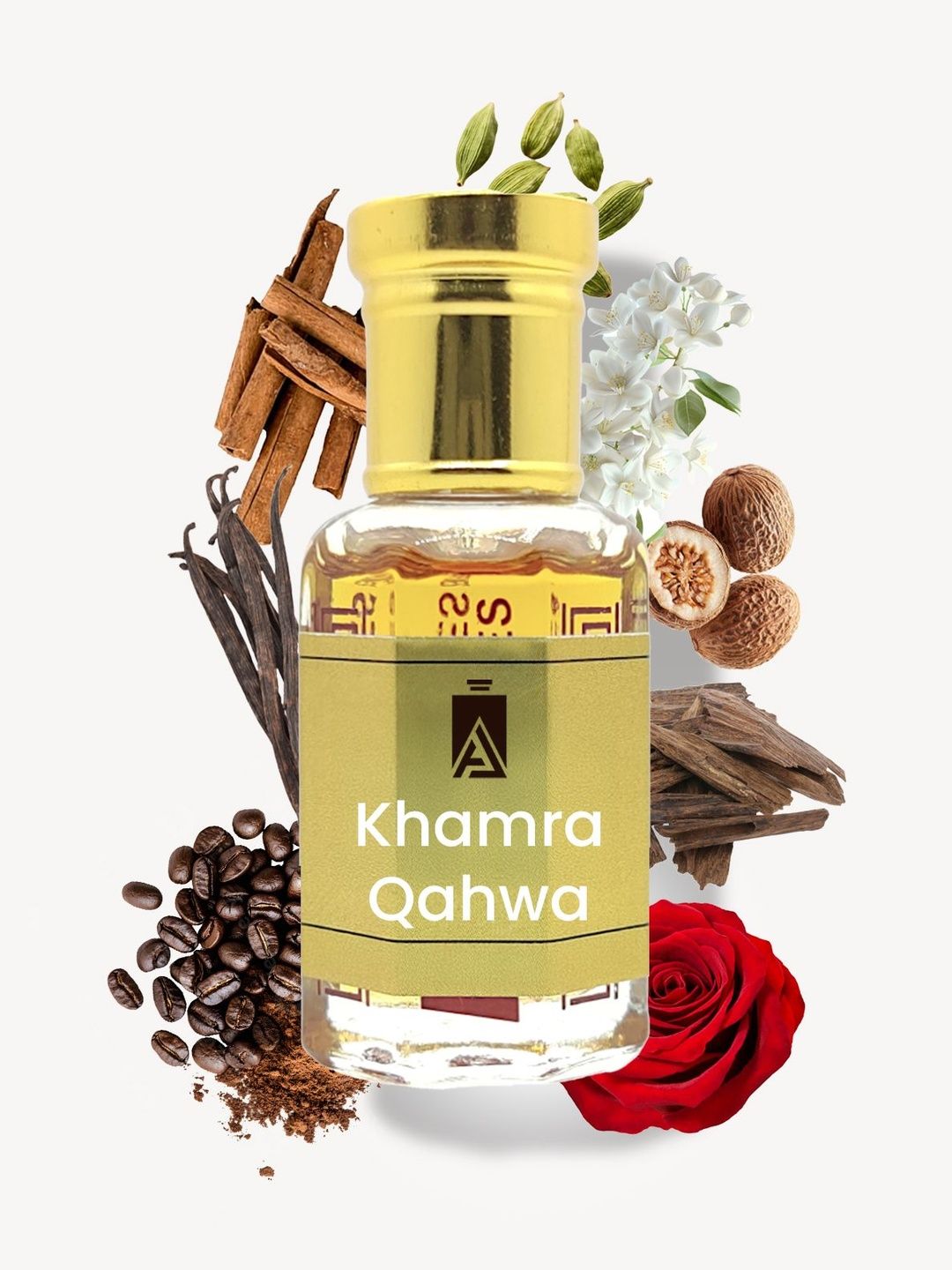 Ali Perfumes Khamra Qahwa Long Lasting & Alcohol Free Attar - 6 ml
