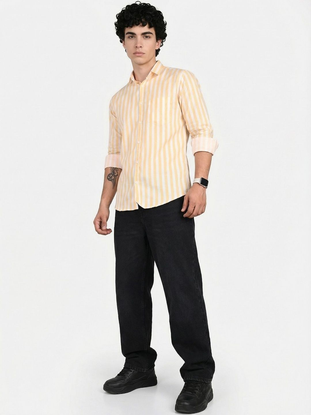 Buy SZN Men Striped Casual Shirt - Shirts for Men 39107204 | Myntra