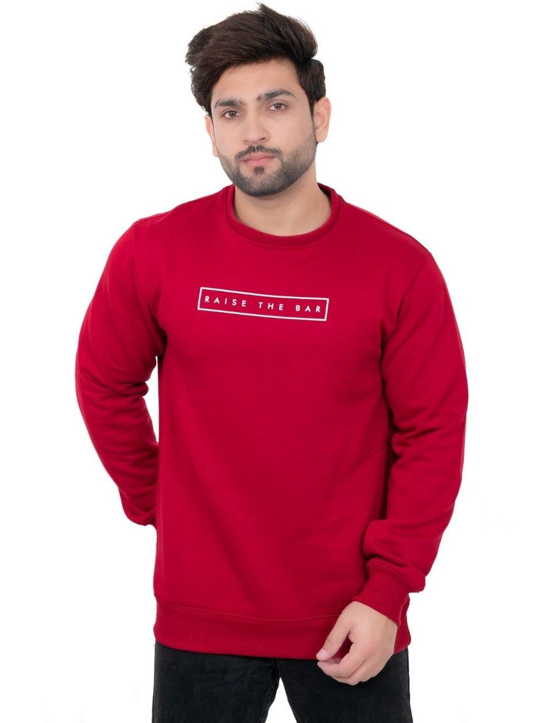 E-MAX Men Printed Sweatshirt