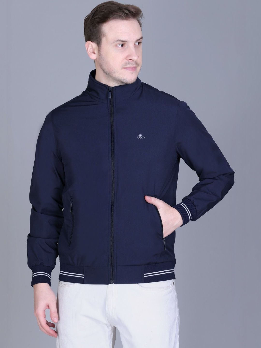 Rare Times Men Lightweight Bomber Jacket