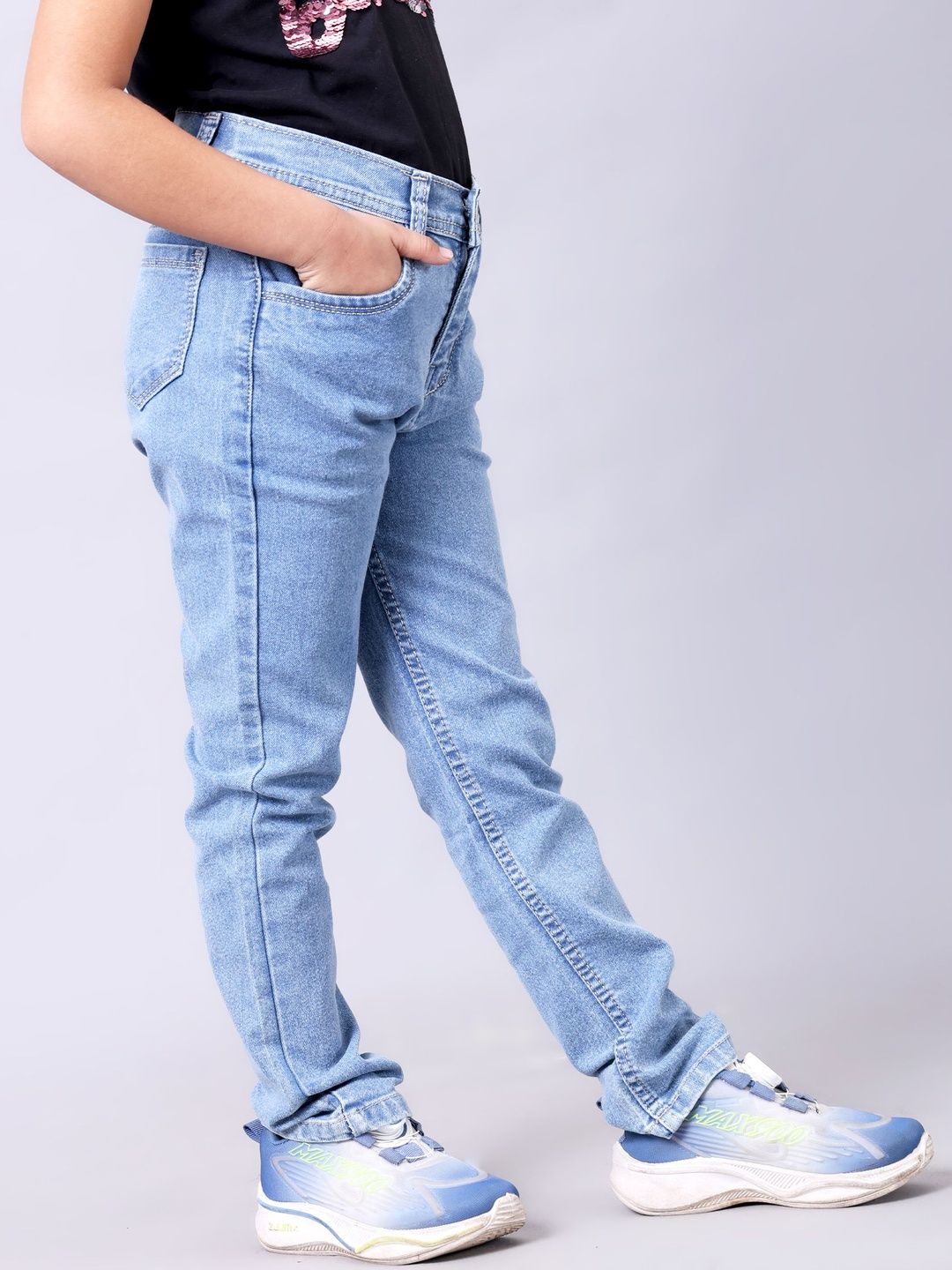 Killer Killer Girls Slim Fit Mid-Rise Light Fade Jeans