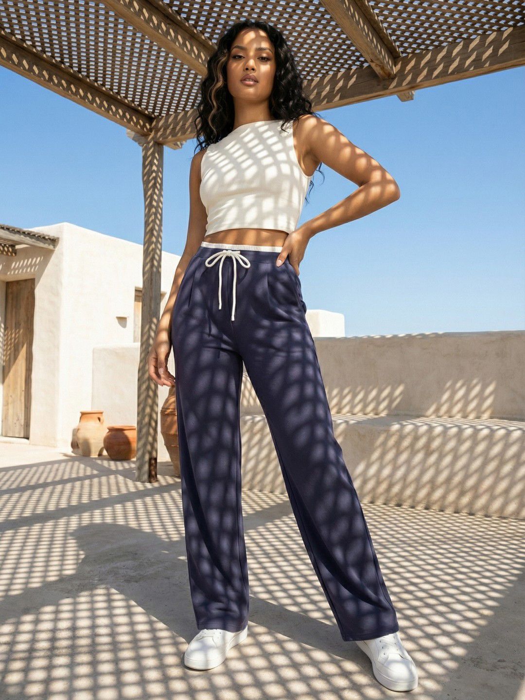 glitchez Women High-Rise Trousers