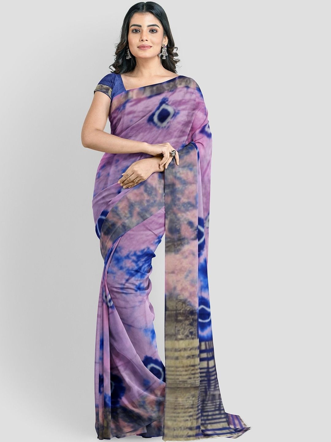 PANKHUDI FASHION Bandhani Art Silk Bandhani Saree
