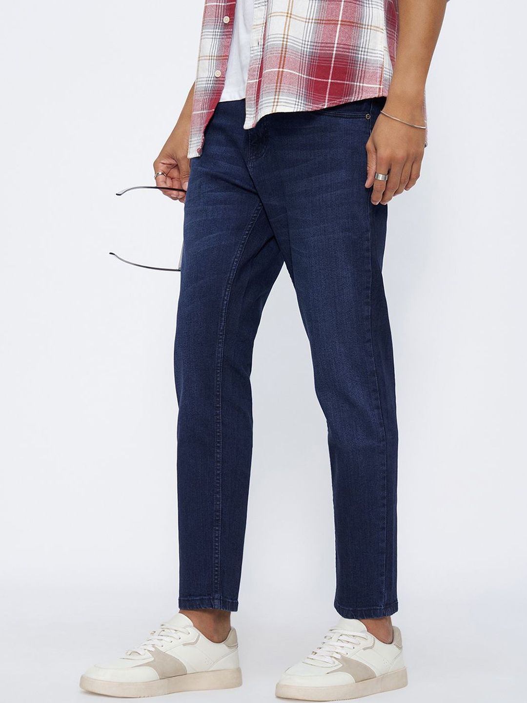 SF JEANS by Pantaloons Men Slim Fit Mid-Rise Light Fade Jeans