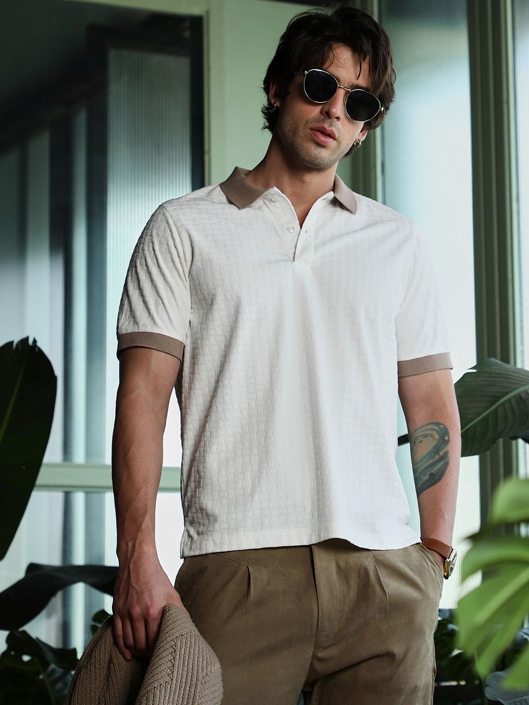 CAHOOT Men Polo Collar T-shirt