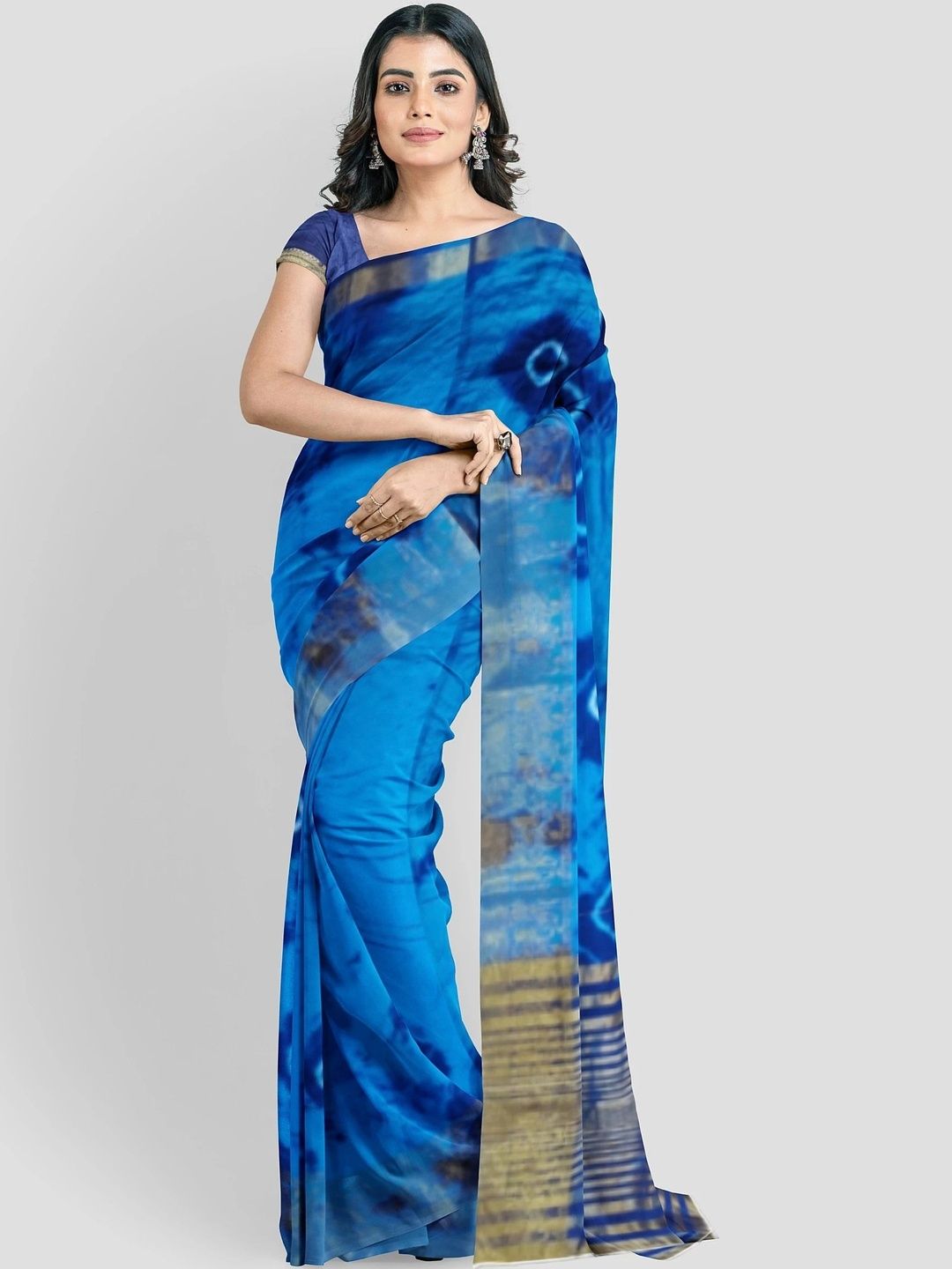 PANKHUDI FASHION Bandhani Art Silk Bandhani Saree