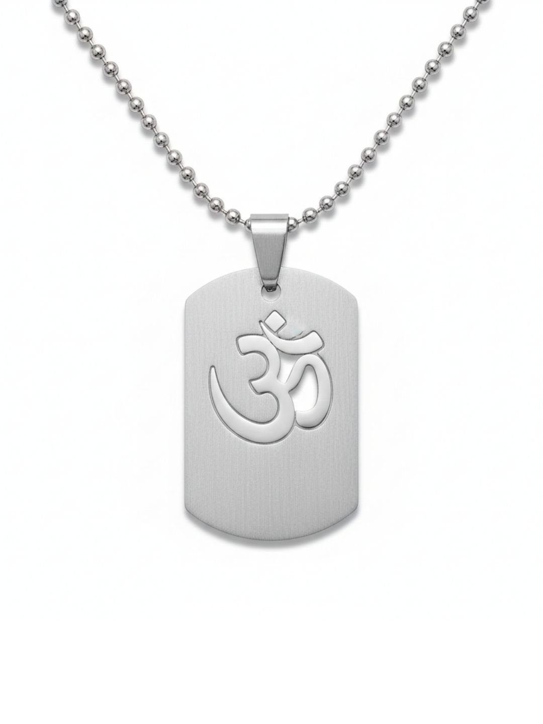Buy I Jewels Men Silver Plated Chain With Pendant - Necklace and