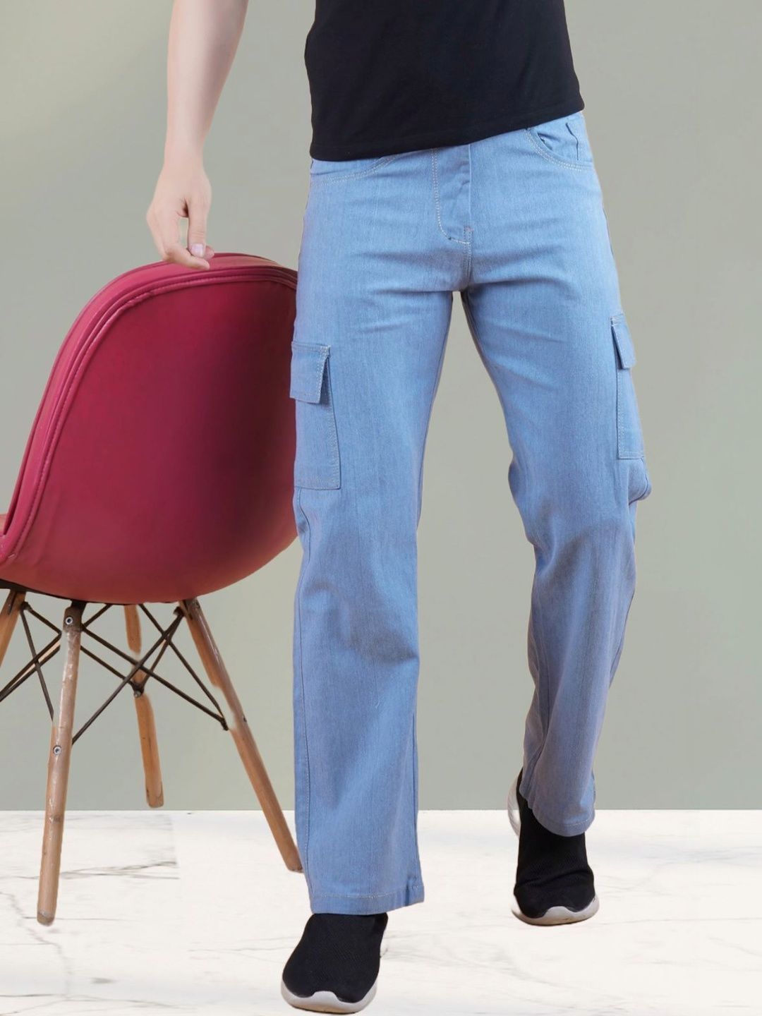 Metronaut Men Classic Regular Fit Mid-Rise Stretchable Jeans