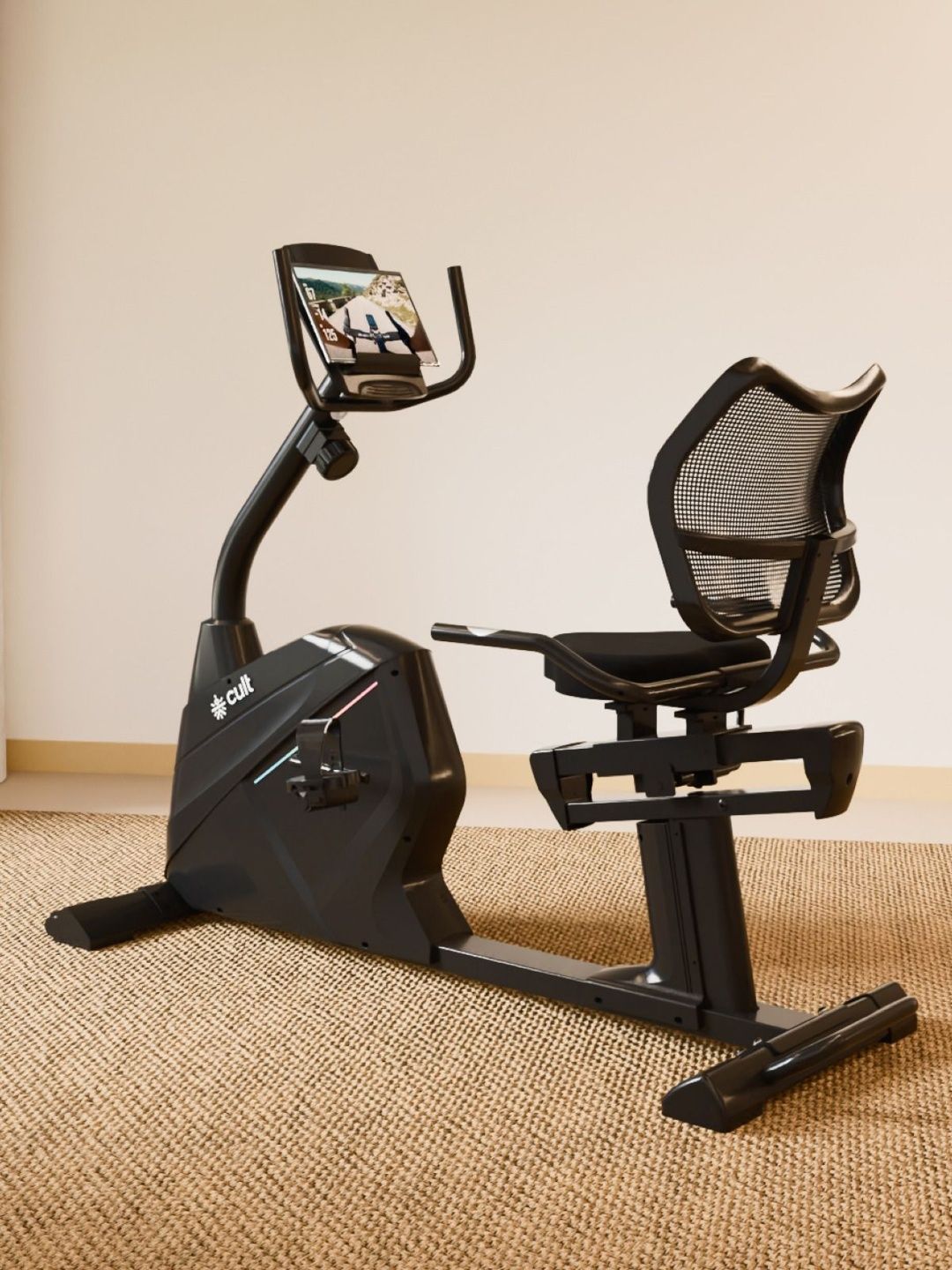 CULT CULT Black Neo Magnetic Recumben Exercise Bike