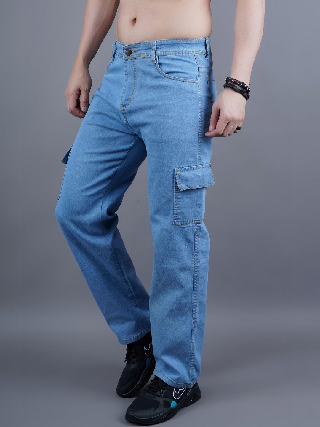 Metronaut Men Classic Regular Fit Mid-Rise Stretchable Jeans