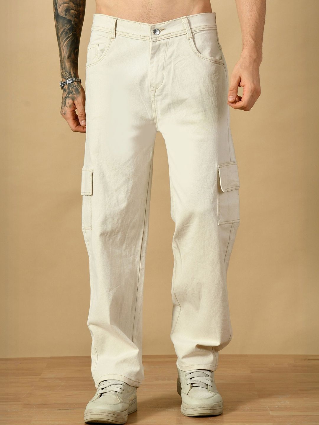 Metronaut Men Classic Mid-Rise Stretchable Jeans