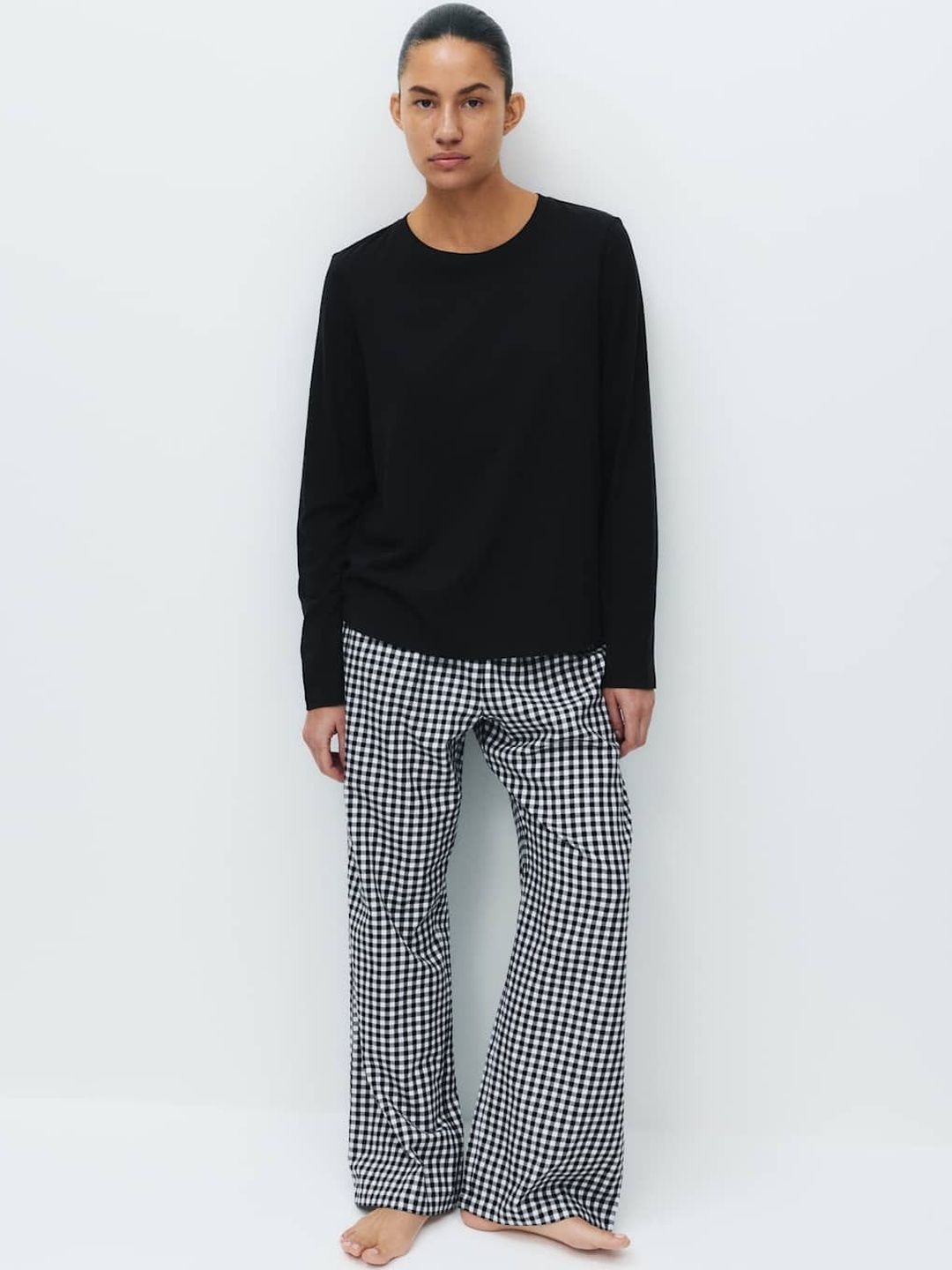 Marks & Spencer Marks & Spencer Pure Cotton Printed Long Sleeve Pyjama Set