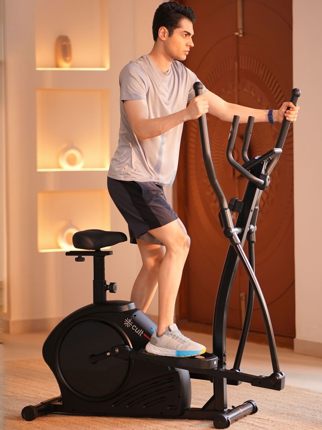 CULT CULT Black Neo Magnetic Elliptical Exercise Bike