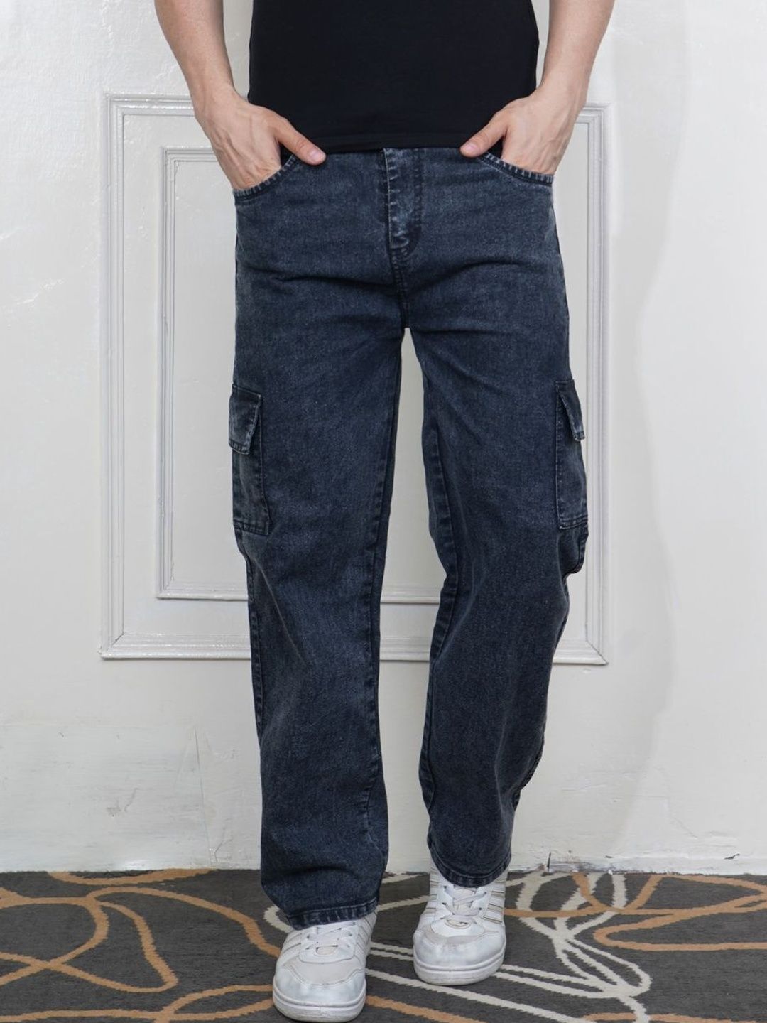 Metronaut Men Classic Regular Fit Mid-Rise Light Fade Stretchable Jeans