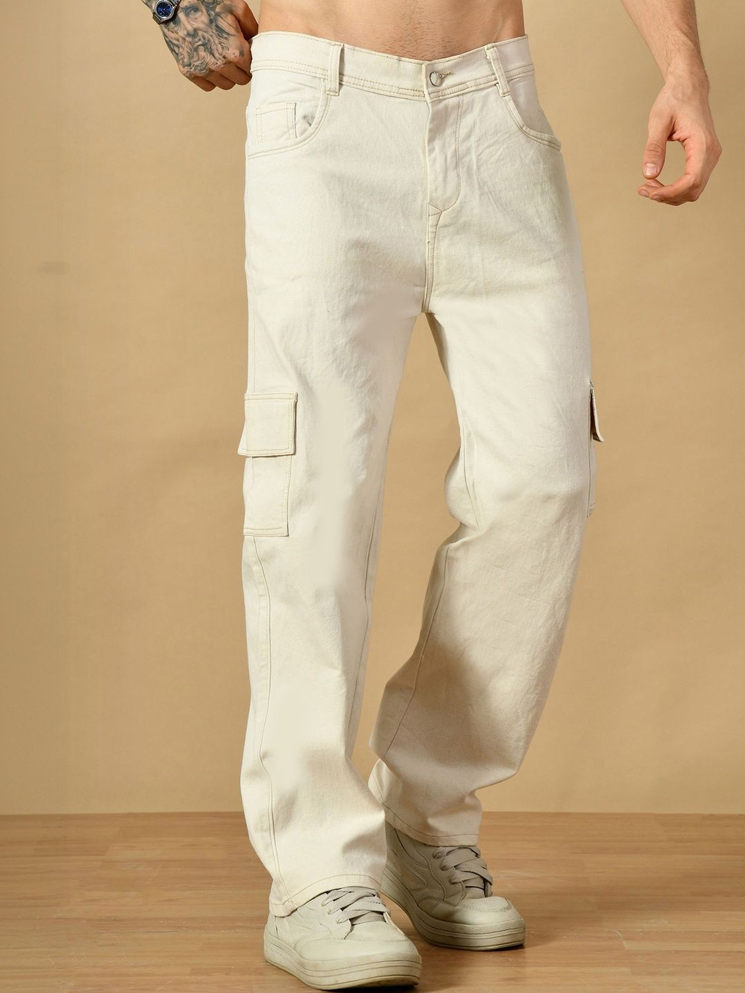 Metronaut Men Classic Mid-Rise Stretchable Jeans