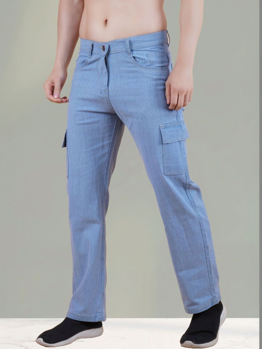 Metronaut Men Classic Regular Fit Mid-Rise Stretchable Jeans