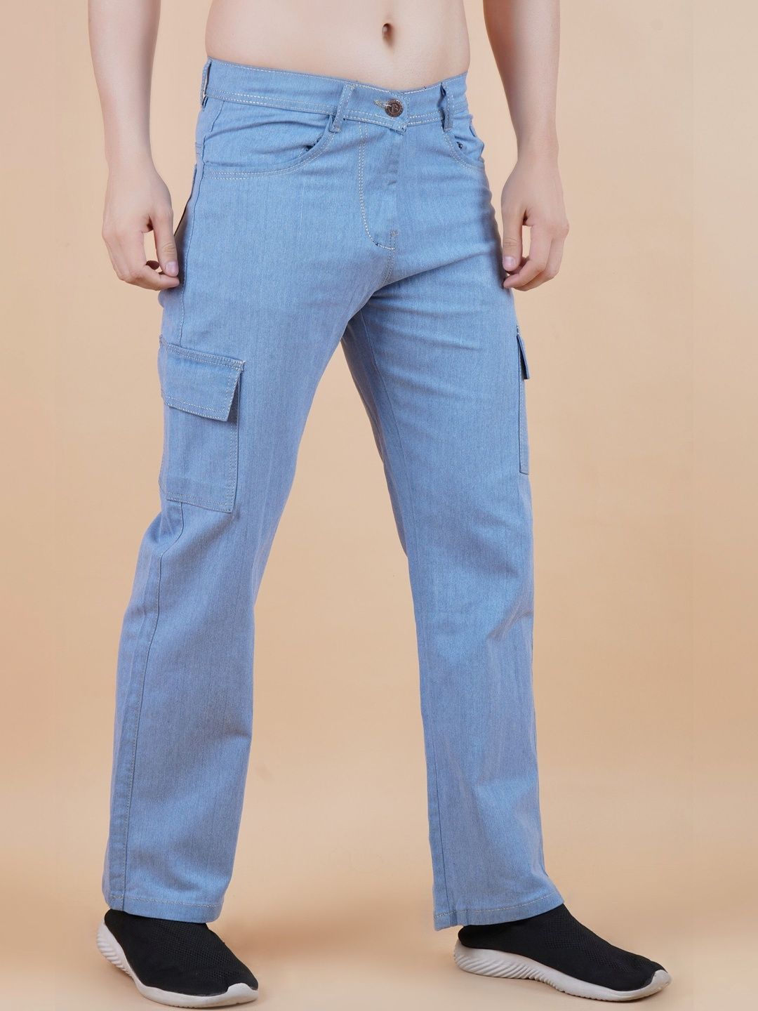 Metronaut Men Classic Regular Fit Mid-Rise Stretchable Jeans
