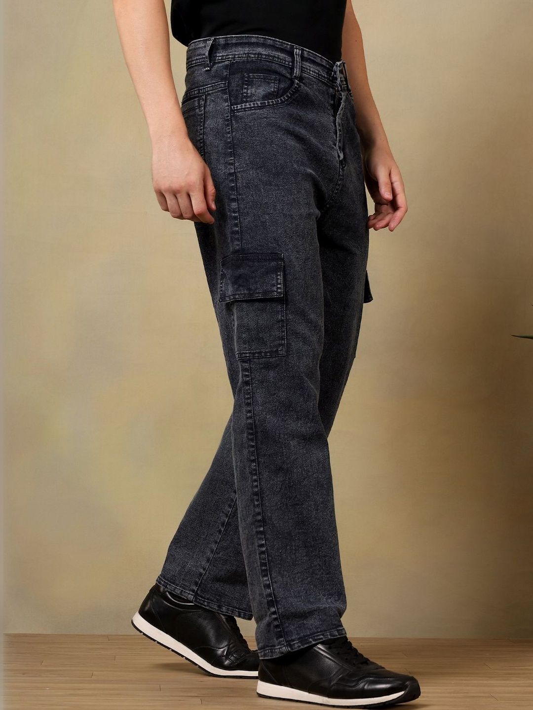 Metronaut Men Classic Regular Fit Mid-Rise Light Fade Stretchable Jeans