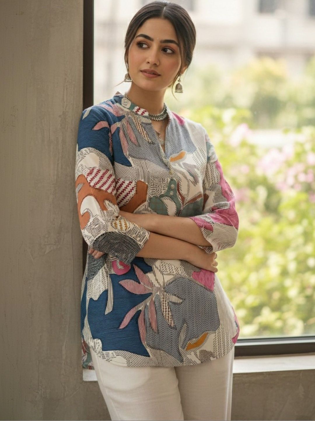 Anouk Mirage Printed Pure Cotton Kurti