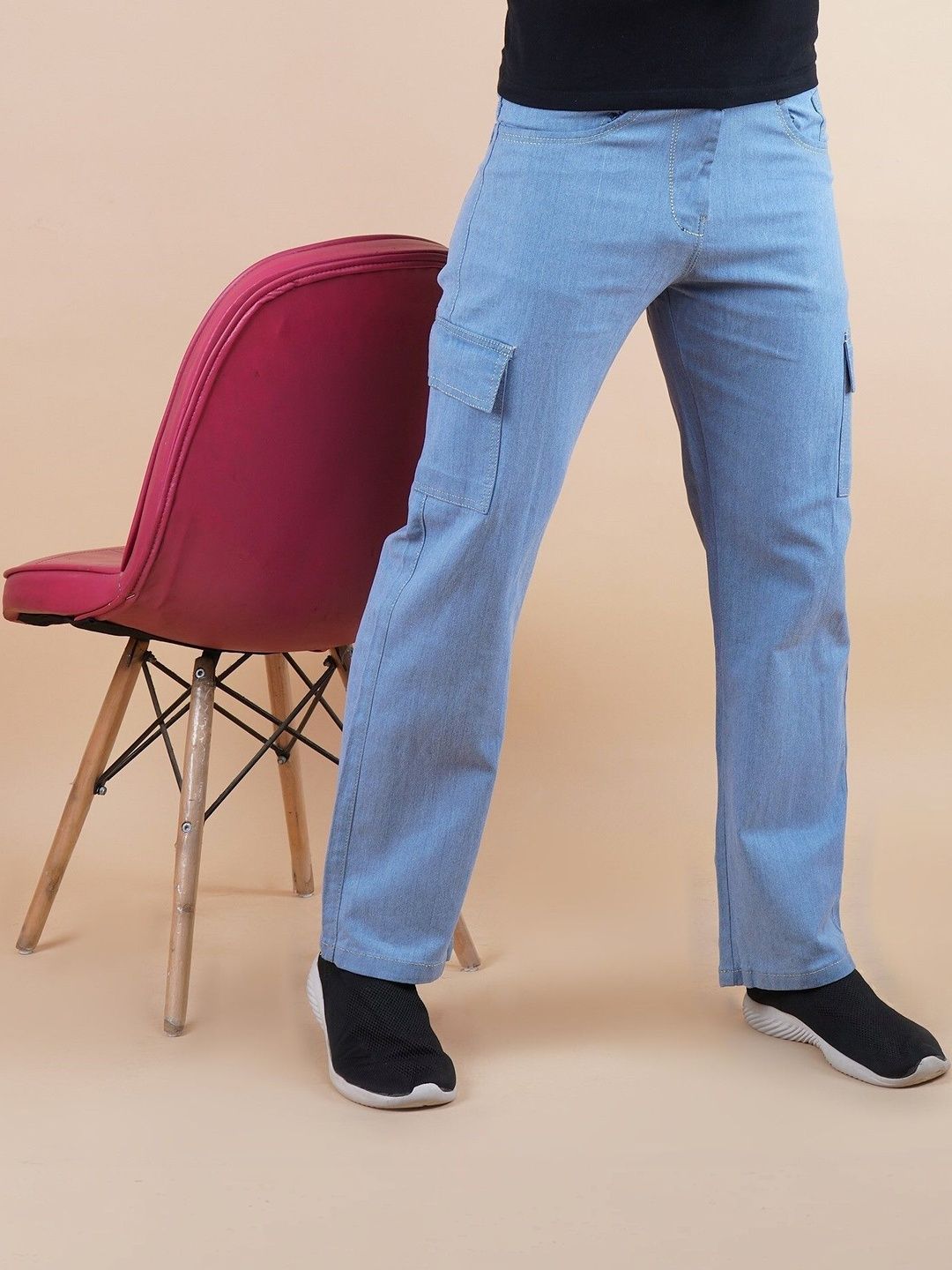 Metronaut Men Classic Regular Fit Mid-Rise Stretchable Jeans