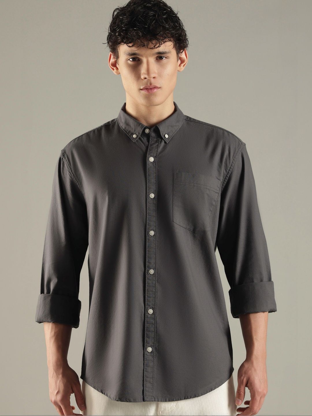 THE SHIRT CODE Men Casual Shirt