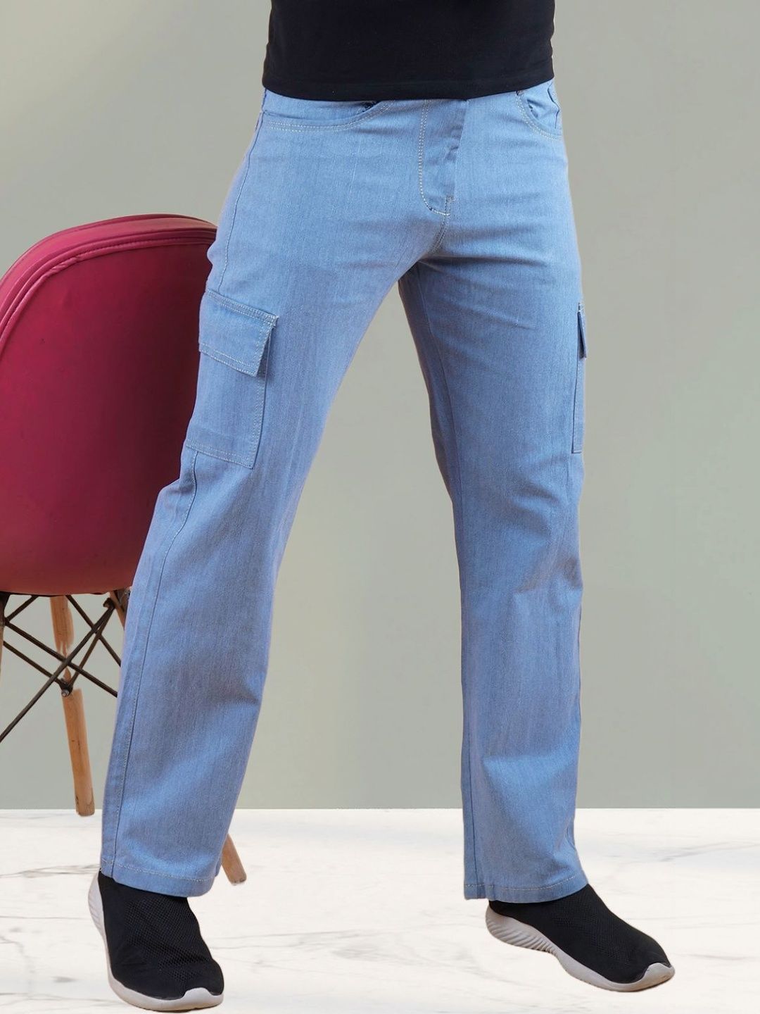 Metronaut Men Classic Regular Fit Mid-Rise Stretchable Jeans