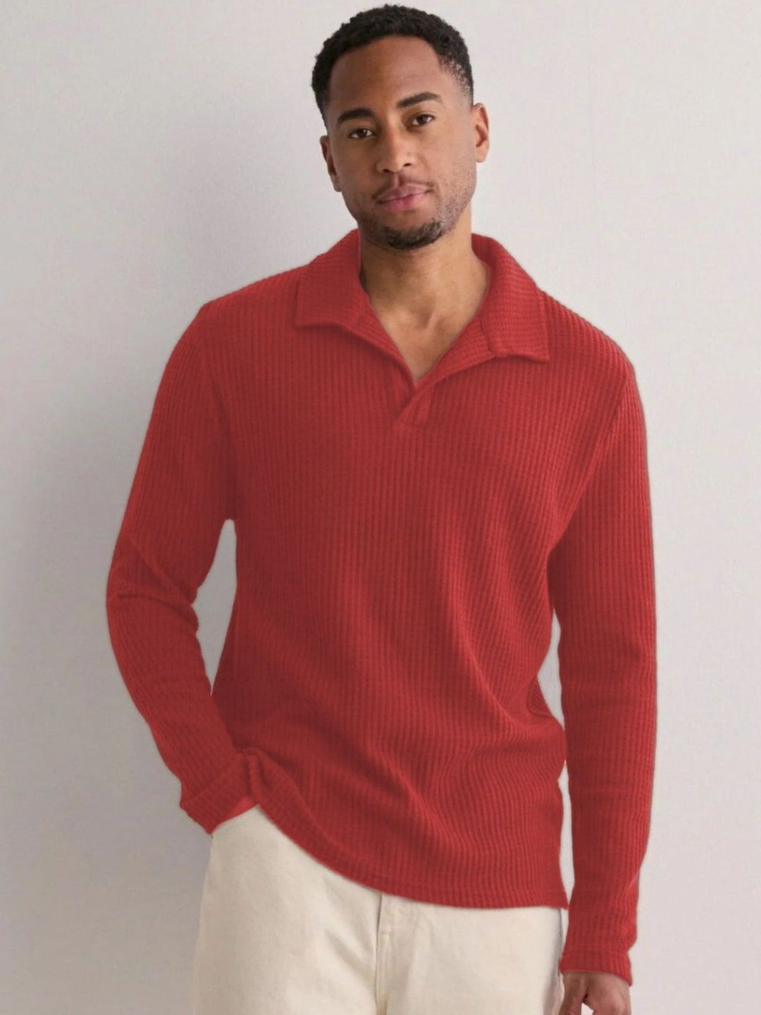 Metronaut Men Polo Collar T-shirt