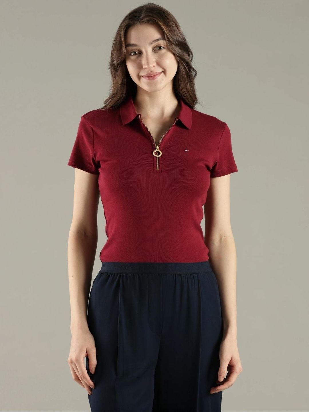 Polo Collar Slim Fit T-shirt