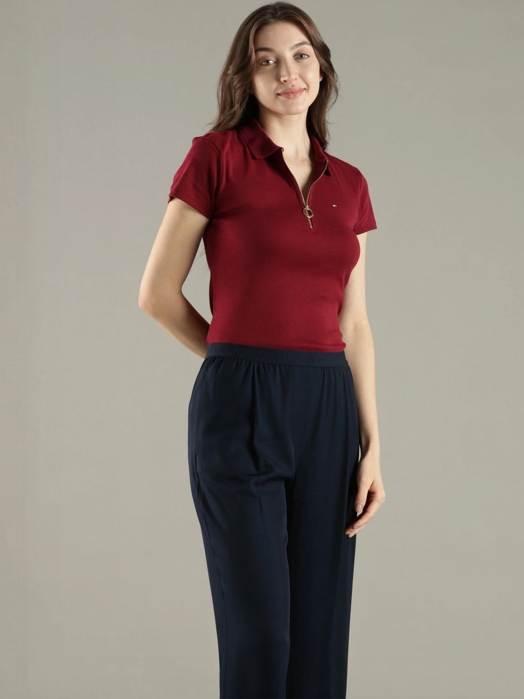 Polo Collar Slim Fit T-shirt